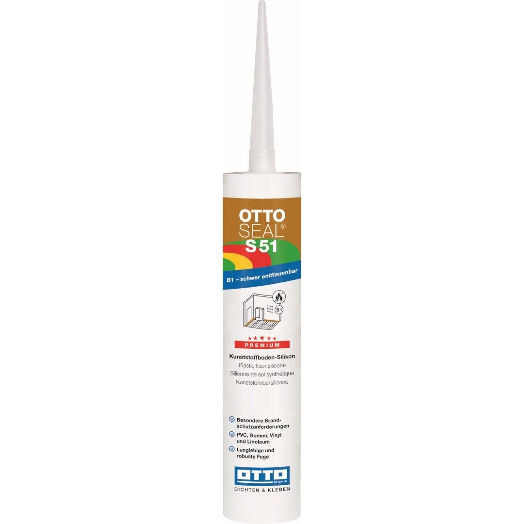 Otto Seal Gulvfuge/Silikone S51 C62 - Achatgrau - 310 ml