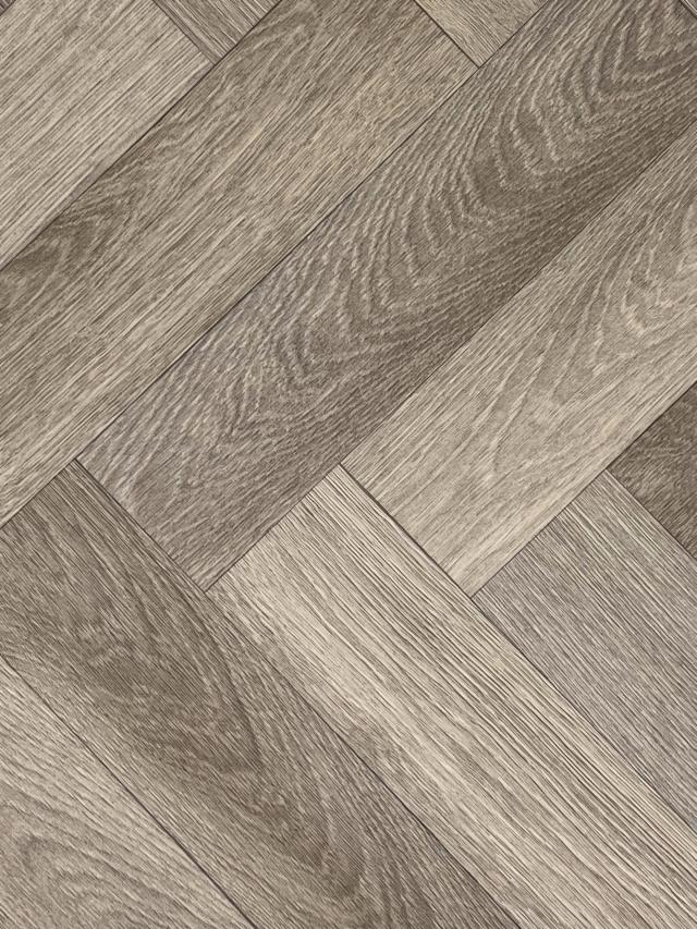 Tarkett Vinyl 300 cm - Ancares Herringbone / Grey