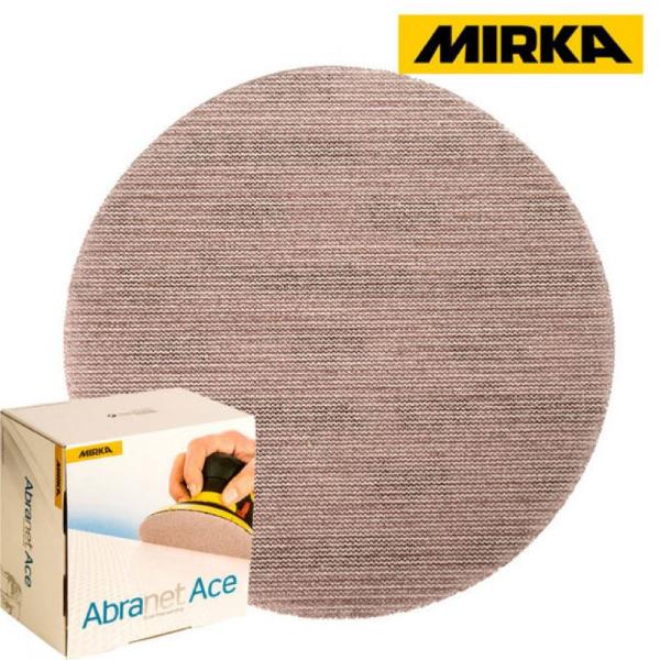 MIRKA ABRANET ACE 150mm Grip P80, 50/Pk.