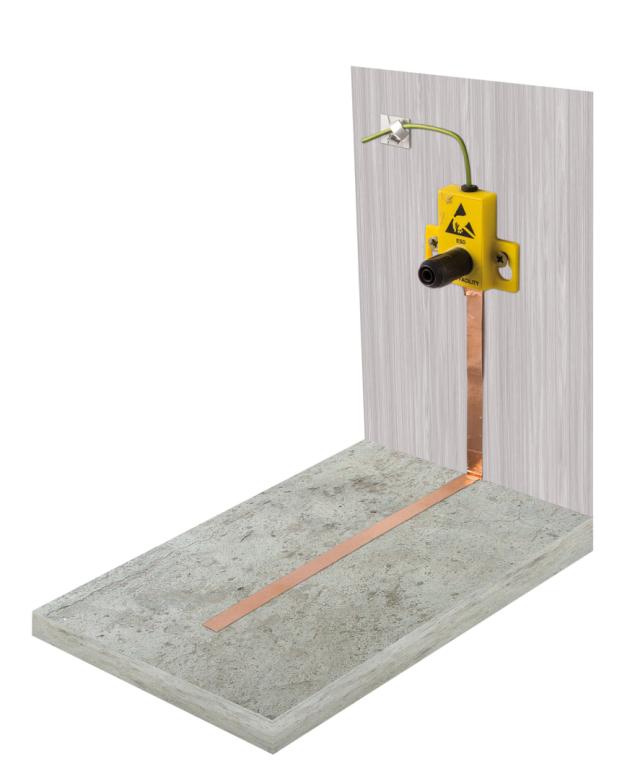 Jordingssæt til gulv