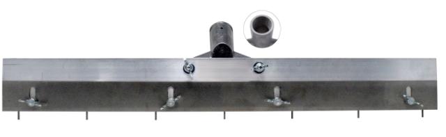 Nålrive 40 cm med gevindbeslag