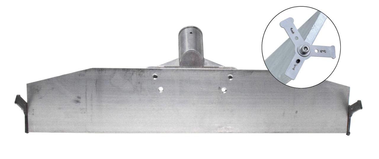 40 cm Rive med propelskruer og gevindbeslag