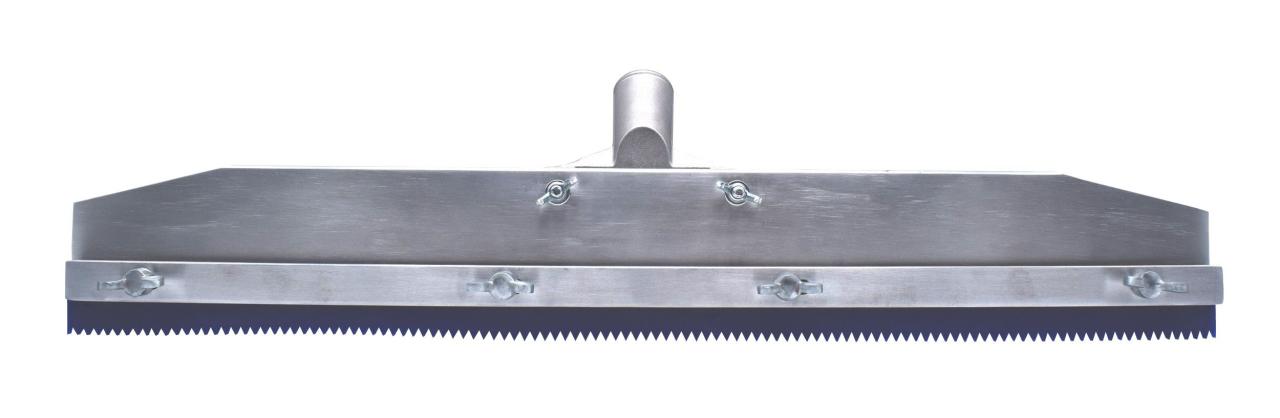 Skraber Economy til tandede gummiblade 58 cm med gevindbeslag