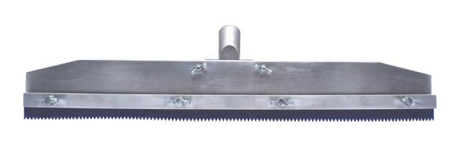 Skraber Economy til tandede gummiblade 58 cm med gevindbeslag